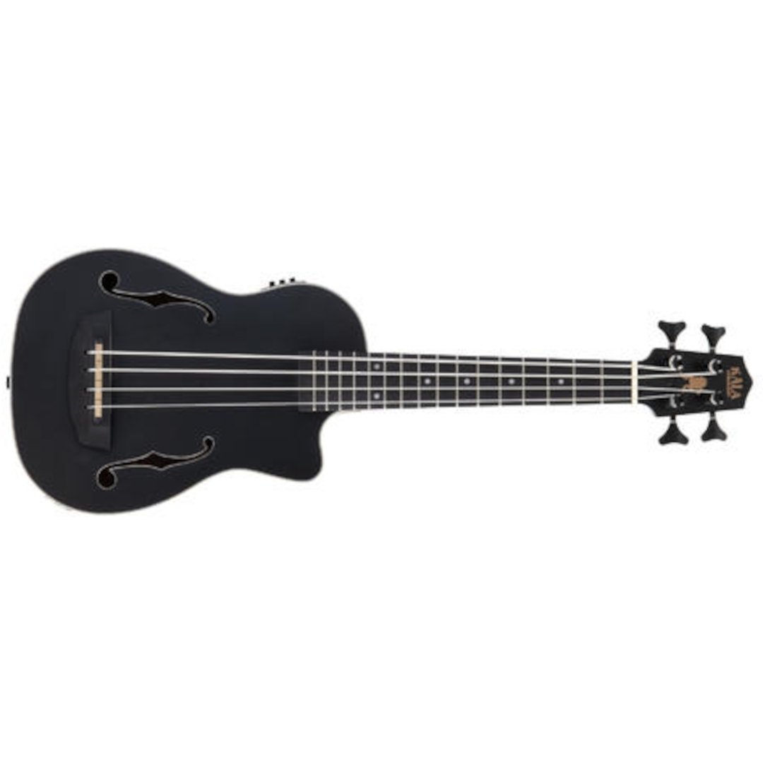 Kala U-Bass Journeyman, Fretted Satin Black - Simme Musikkhús