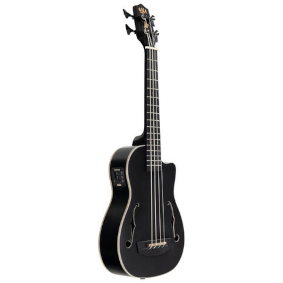 Kala U-Bass Journeyman, Fretted Satin Black - Simme Musikkhús