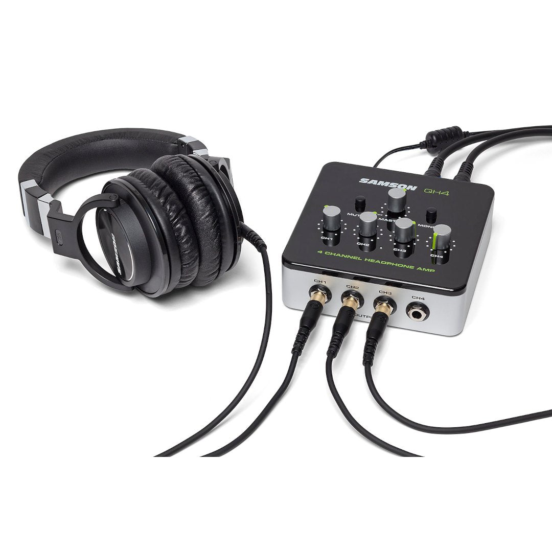 Samson QH4 4-channel stereo headphone amplifier - Simme Musikkhús
