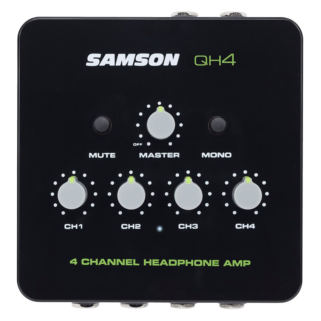 Samson QH4 4-channel stereo headphone amplifier - Simme Musikkhús