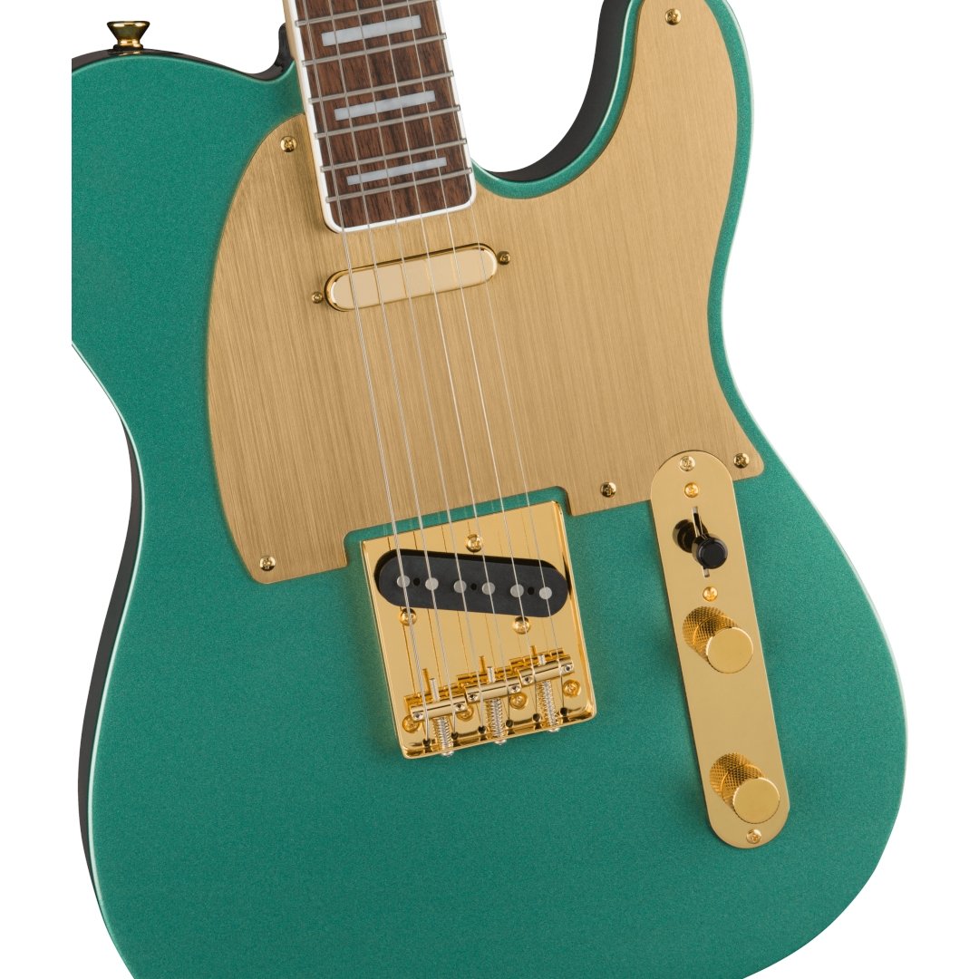 Squier 40th An. Tele Gold Ed. Sherwood Green Met. - Simme Musikkhús