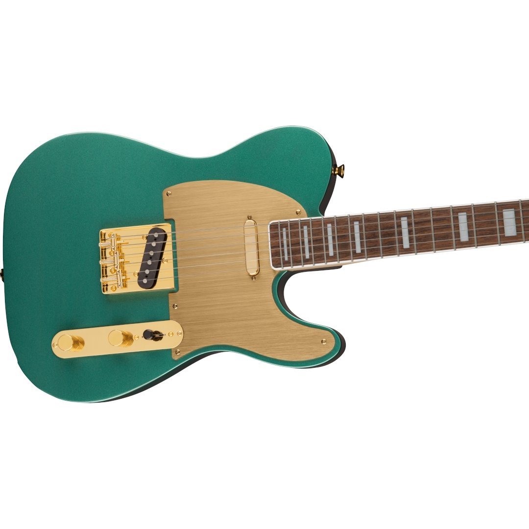 Squier 40th An. Tele Gold Ed. Sherwood Green Met. - Simme Musikkhús