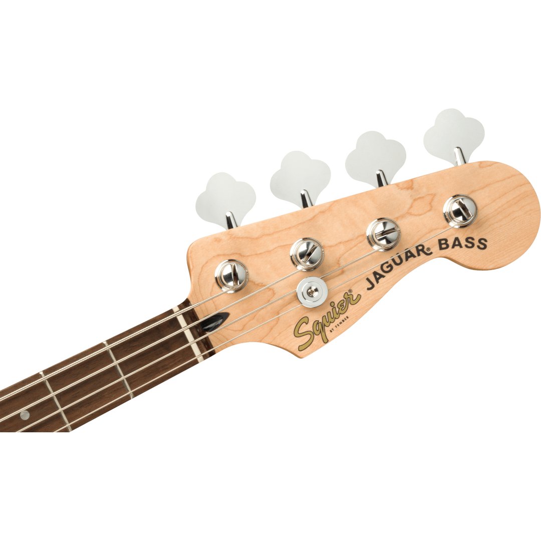 Squier Affinity Series Jaguar Bass H, Maple Fingerboard, Black Pickguard, Black - Simme Musikkhús