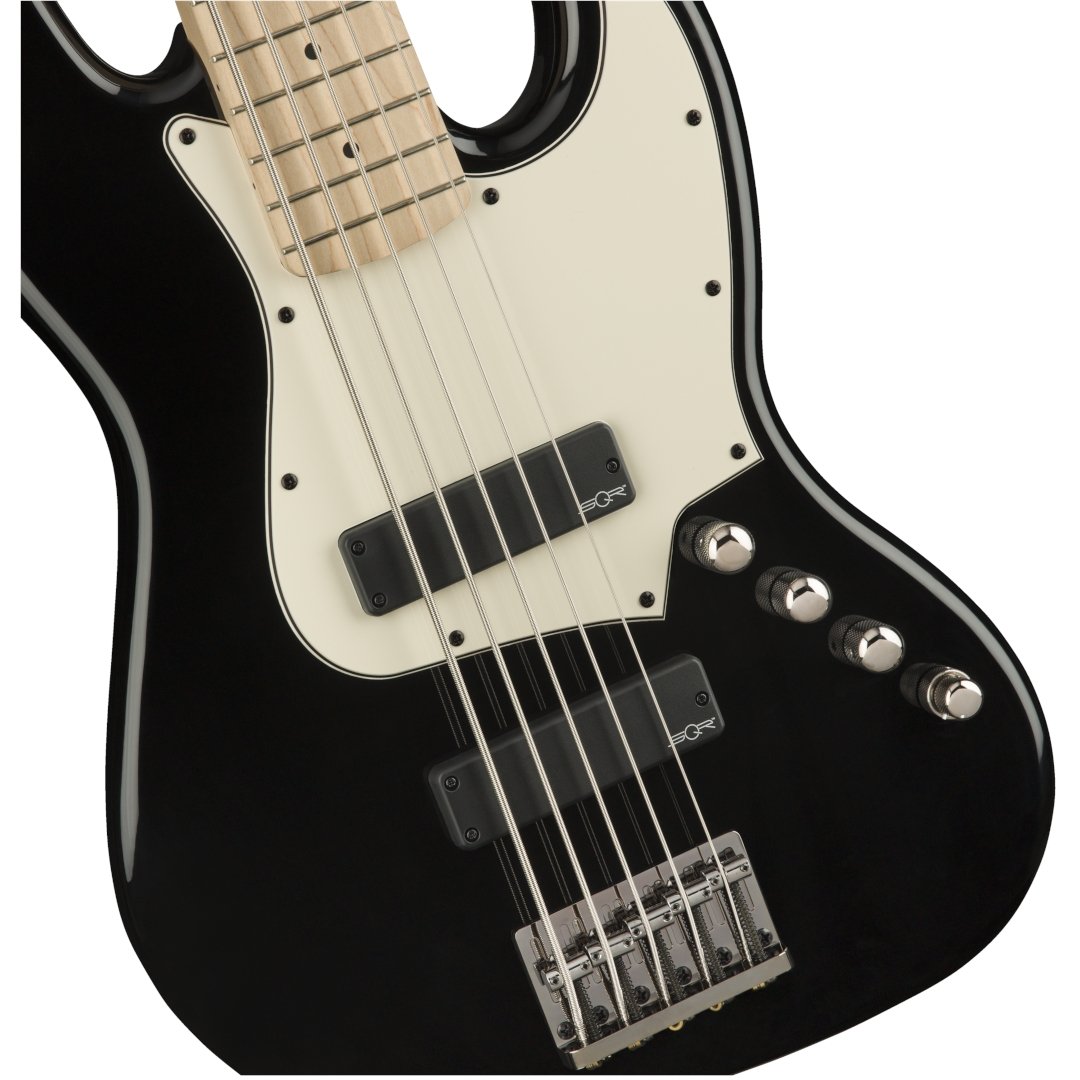 Squier Cont Act J-Bass V, HH, MN Black - Simme Musikkhús