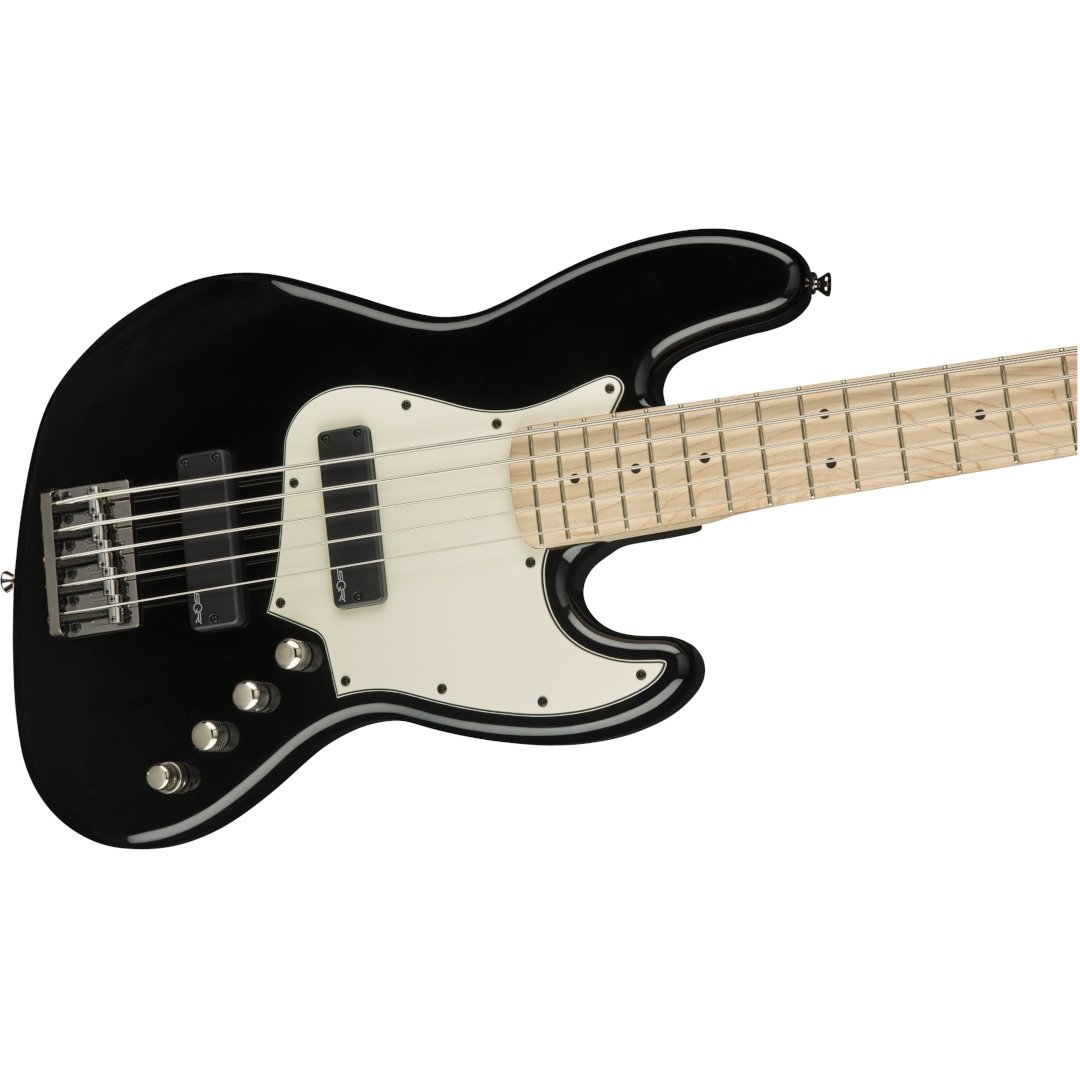 Squier Cont Act J-Bass V, HH, MN Black - Simme Musikkhús