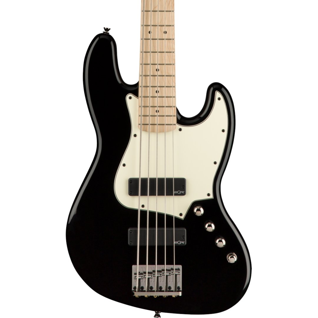 Squier Cont Act J-Bass V, HH, MN Black - Simme Musikkhús