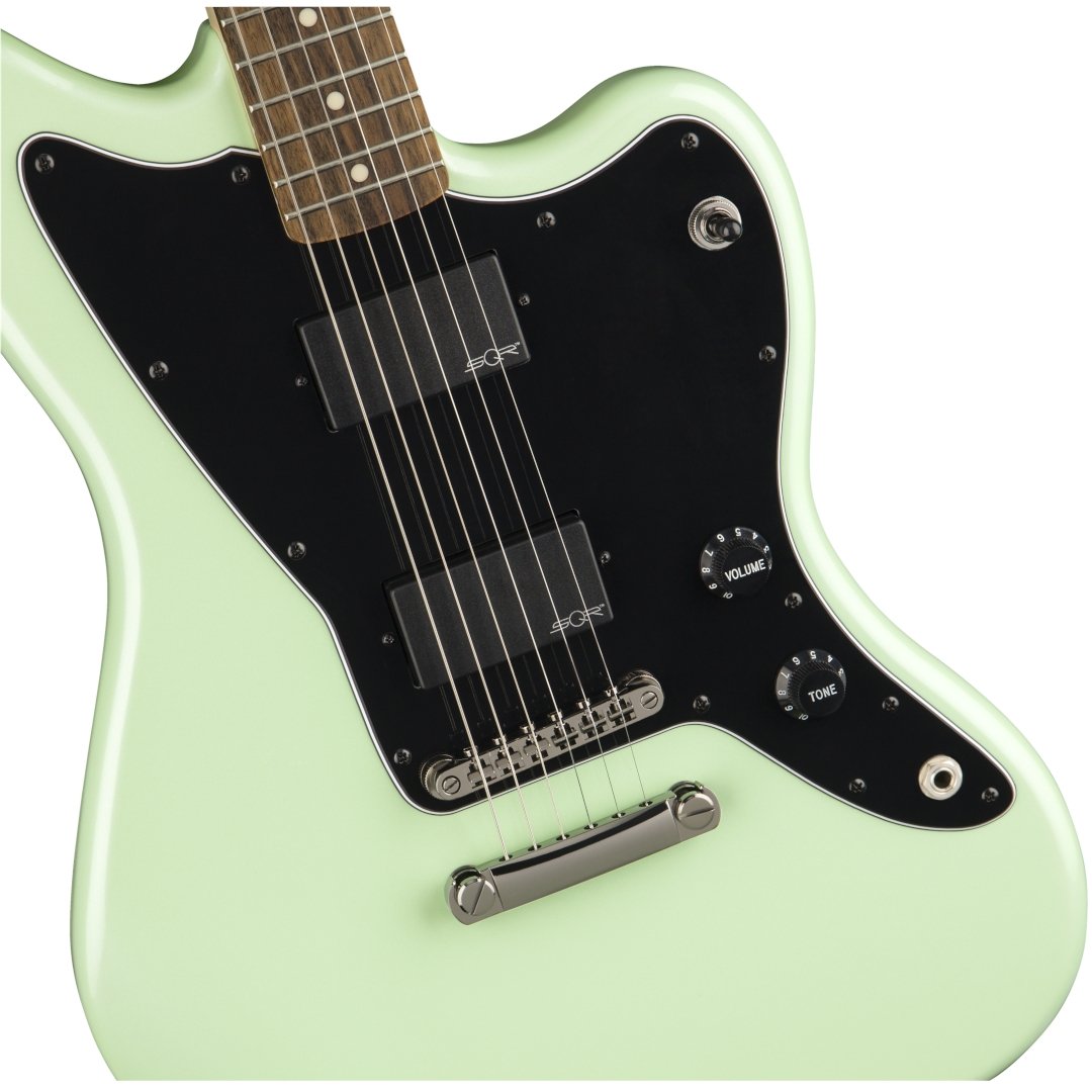 Squier Cont Act Jazzmaster, HH ST, Surf Pearl - Simme Musikkhús