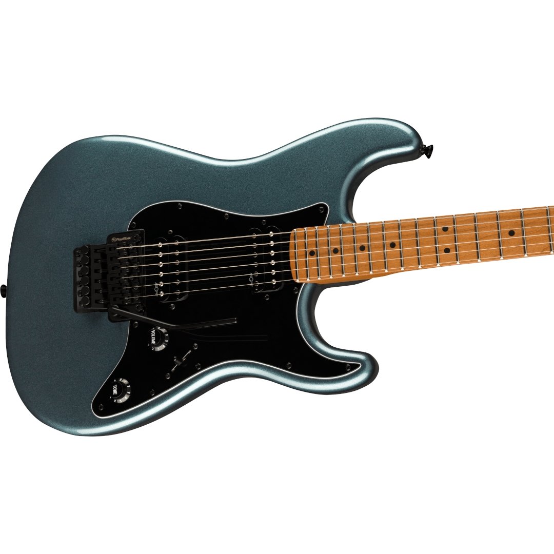 Squier Cont Strat, HH FR, RM, Gunmetal Metallic - Simme Musikkhús