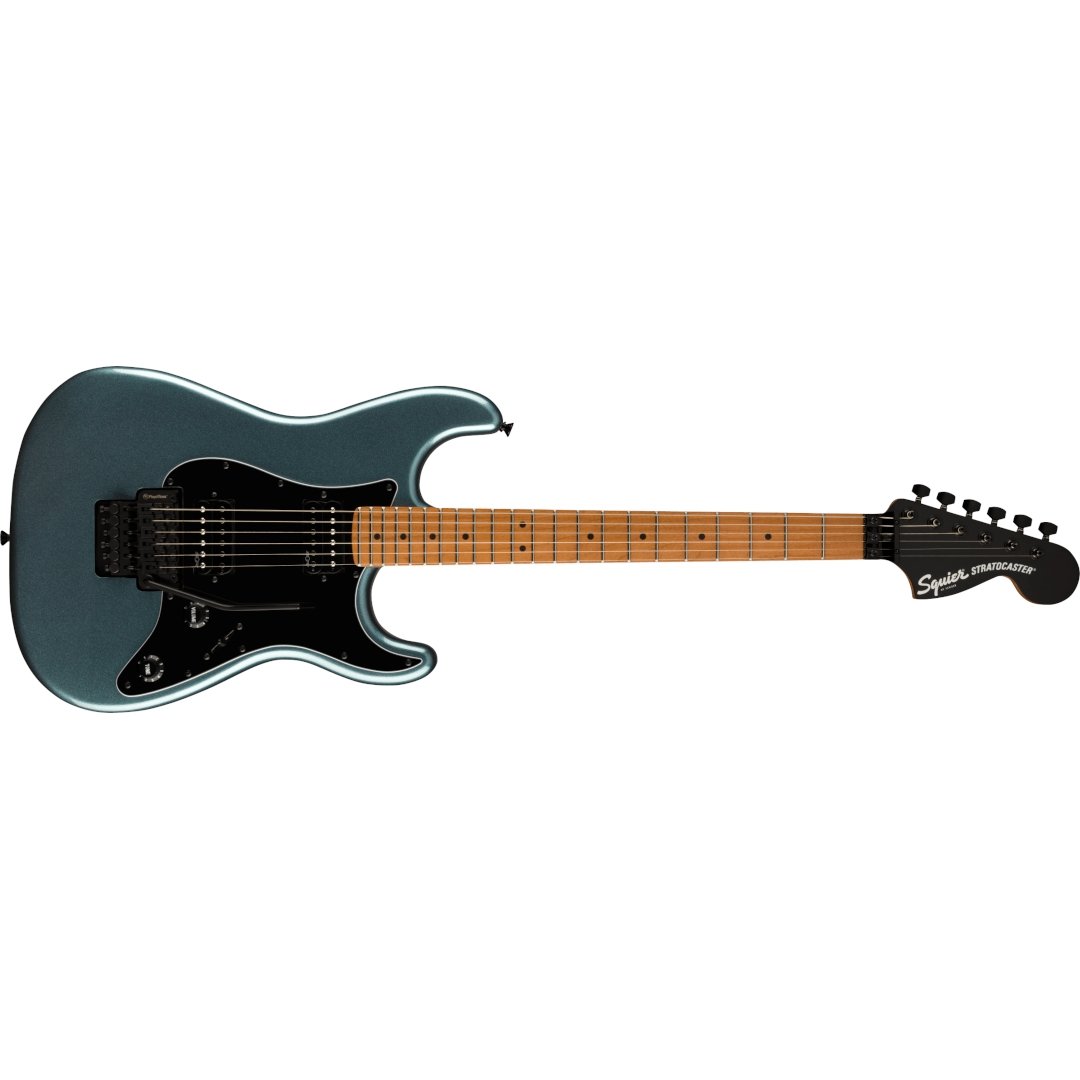 Squier Cont Strat, HH FR, RM, Gunmetal Metallic - Simme Musikkhús