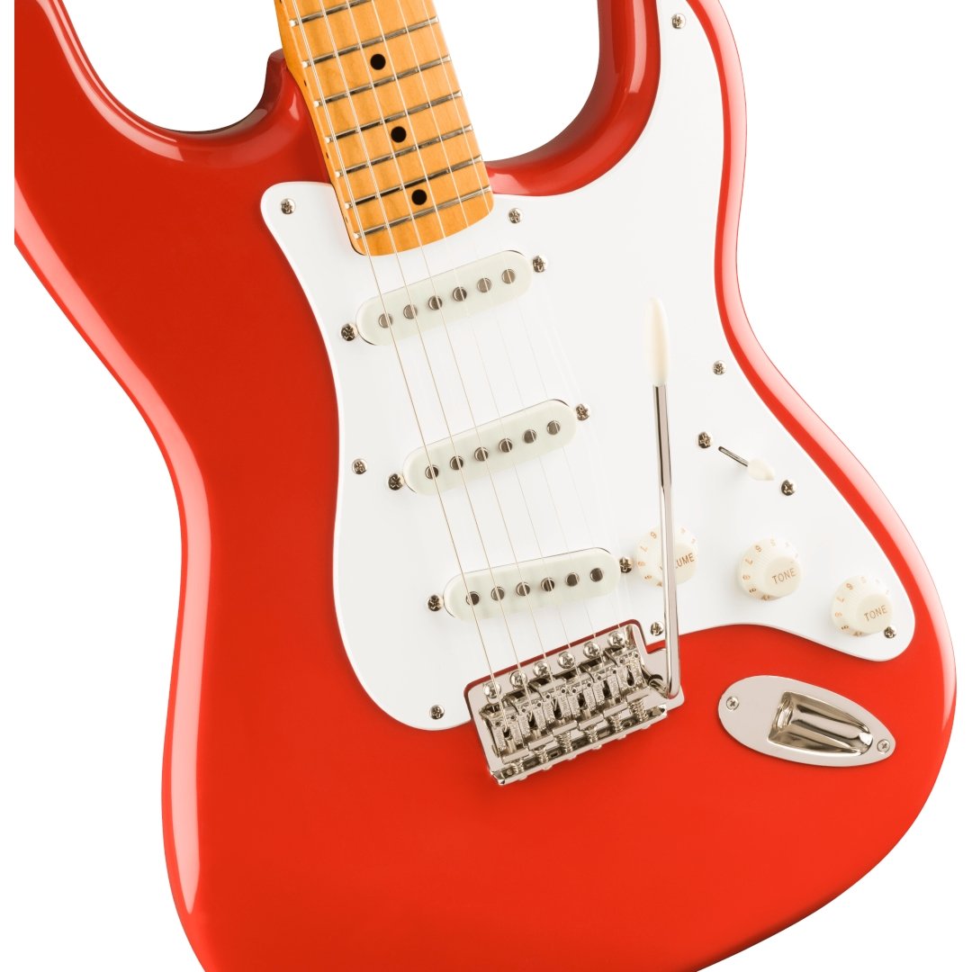 Squier CV '50s Strat, MN, Fiesta Red - Simme Musikkhús