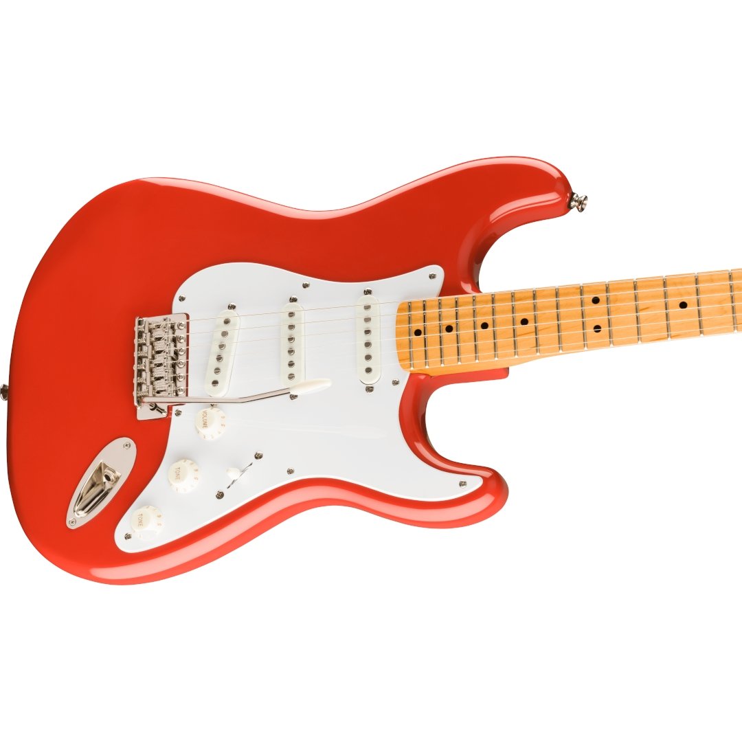 Squier CV '50s Strat, MN, Fiesta Red - Simme Musikkhús