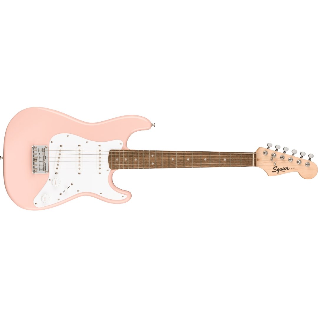 Squier Mini Strat, LRL, Shell Pink - Simme Musikkhús