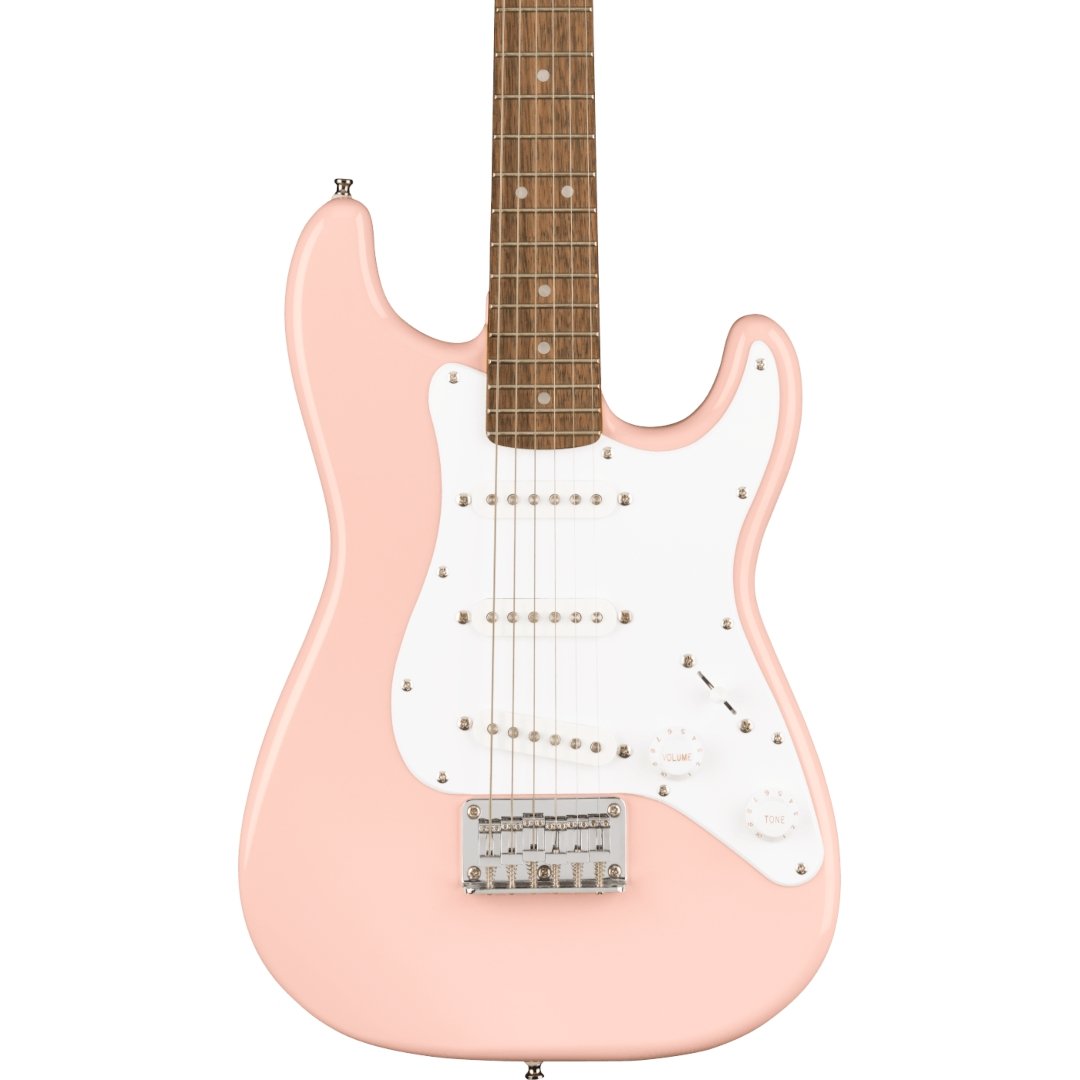 Squier Mini Strat, LRL, Shell Pink - Simme Musikkhús