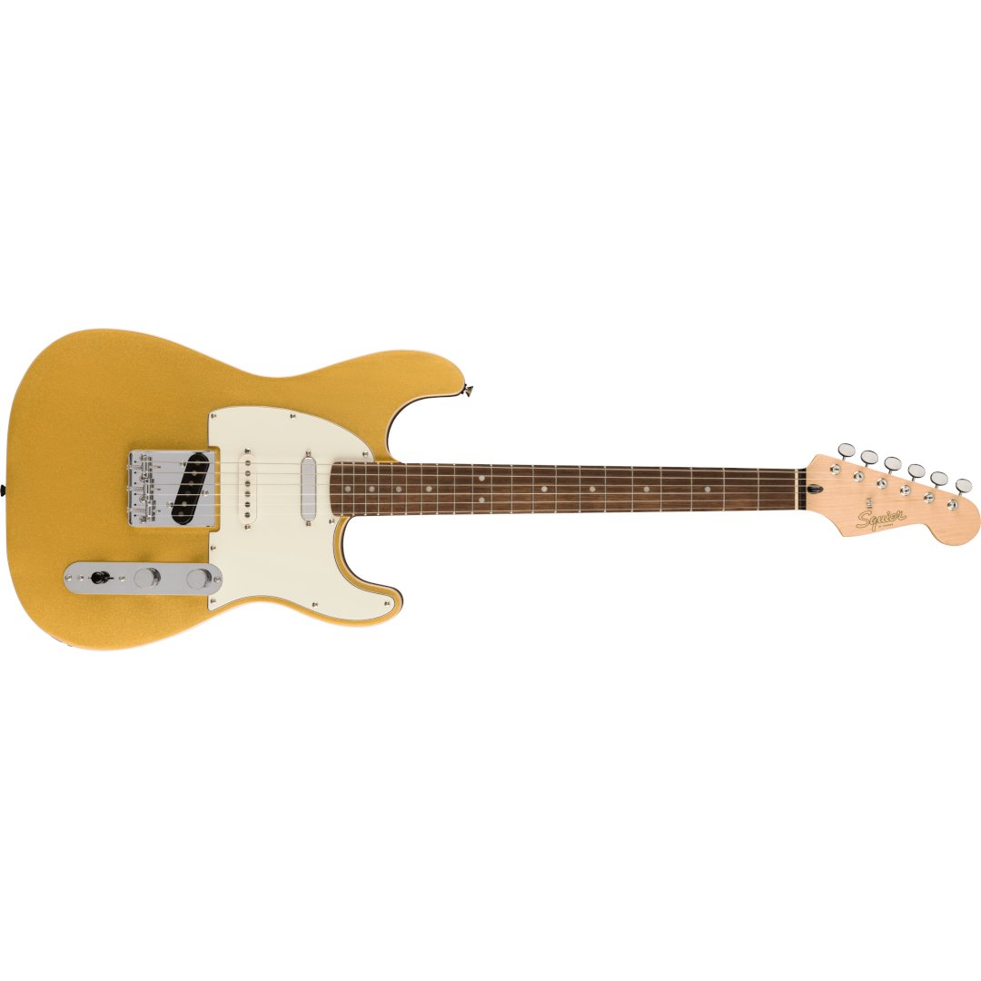 Squier Paranormal Custom Nashville Stratocaster®, Laurel Fingerboard, Parchment Pickguard, Aztec Gold - Simme Musikkhús