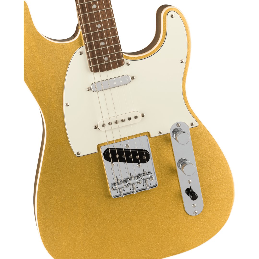 Squier Paranormal Custom Nashville Stratocaster®, Laurel Fingerboard, Parchment Pickguard, Aztec Gold - Simme Musikkhús