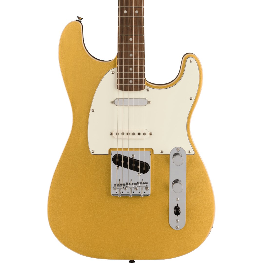 Squier Paranormal Custom Nashville Stratocaster®, Laurel Fingerboard, Parchment Pickguard, Aztec Gold - Simme Musikkhús