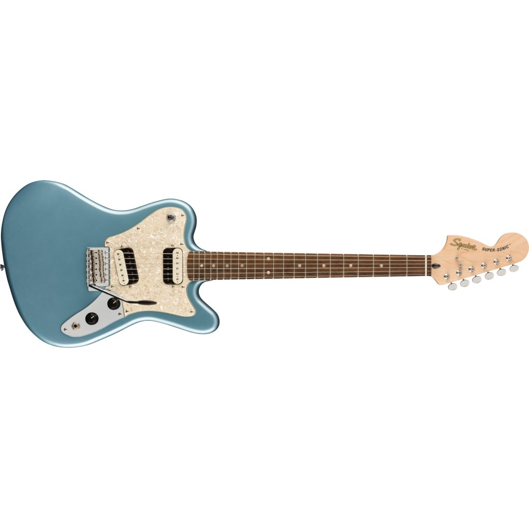 Squier Paranormal Super-Sonic, LF, Ice Blue Metal - Simme Musikkhús