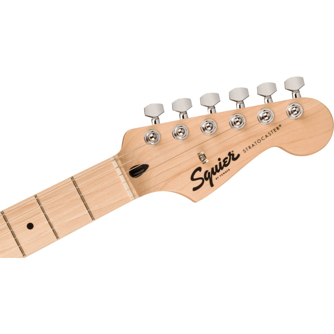 Squier Sonic Stratocaster HT H, Maple Fingerboard, White Pickguard, Flash Pink - Simme Musikkhús