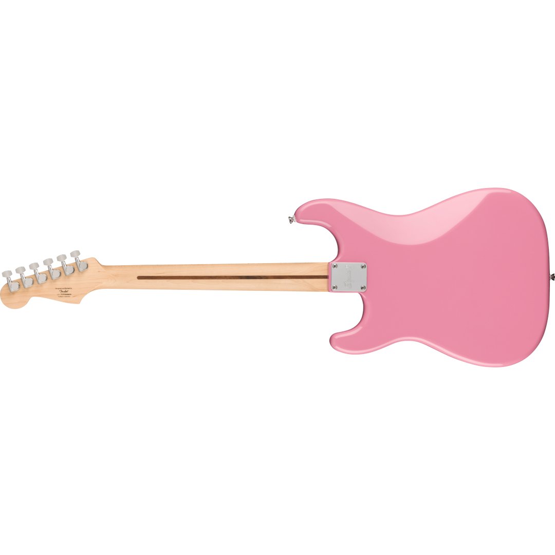 Squier Sonic Stratocaster HT H, Maple Fingerboard, White Pickguard, Flash Pink - Simme Musikkhús